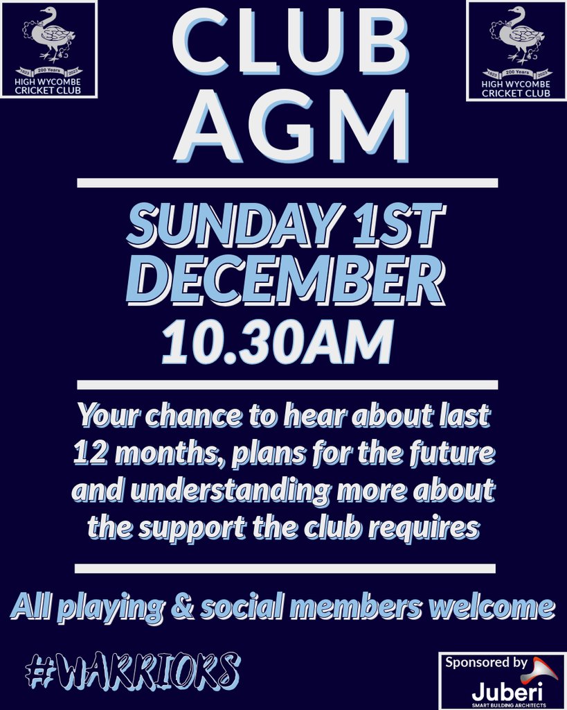 Club AGM #Pitchero
hwcc.co.uk/calendar/event…