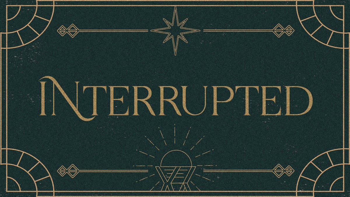 We are starting a new sermon series: Interrupted

In Matthew 1–2, we see how God uses interruptions to reveal His plan of salvation. After 400 years of silence, the Savior of the world enters history in the most unexpected way. ✝️🌟

#interrupted #sermonseries