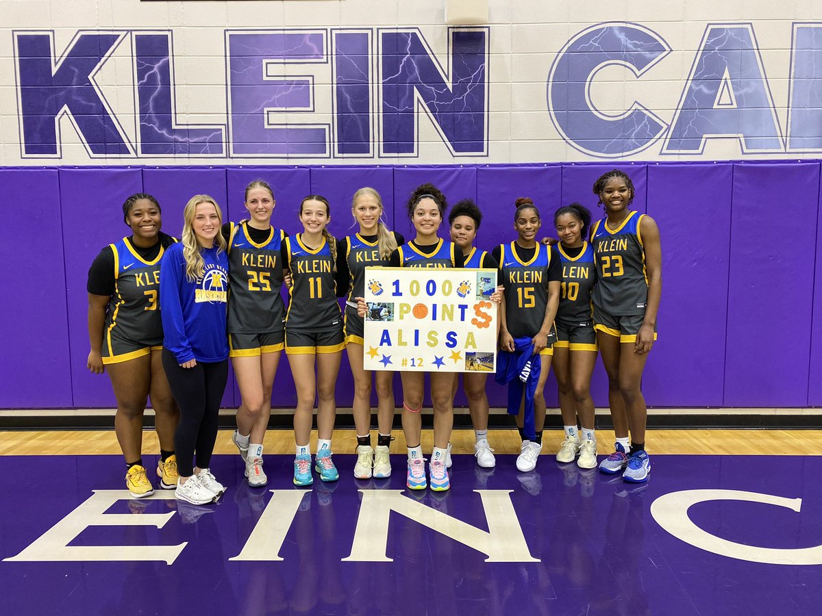 Alissa Bryant (@ali_ssa_bryant) on Twitter photo Reached 1000pts in our first districts game vs cain with a win🙌🏼 @JPSElite_L3 <a href="/kleingirlsbb/">Klein girls basketball</a> Reached 1000pts in our first districts game vs cain with a win🙌🏼 @JPSElite_L3 <a href="/kleingirlsbb/">Klein girls basketball</a>