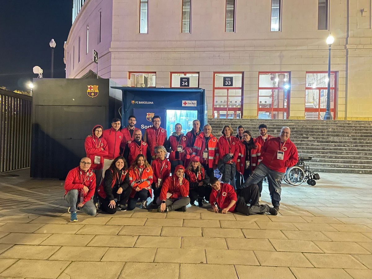 Aquesta nit hi tornem a l’estadi olímpic de Montjuïc per a viure un nou partit de <a href="/ChampionsLeague/">UEFA Champions League</a> per al <a href="/FCBarcelona/">FC Barcelona</a> i el <a href="/SB29/">Stade Brestois 29</a> 
Com sempre també tenim altre equip al peu de l’estadi per a ajudar als aficionats amb mobilitat reduïda a arribar al seu seient. Gràcies Voluntariat!