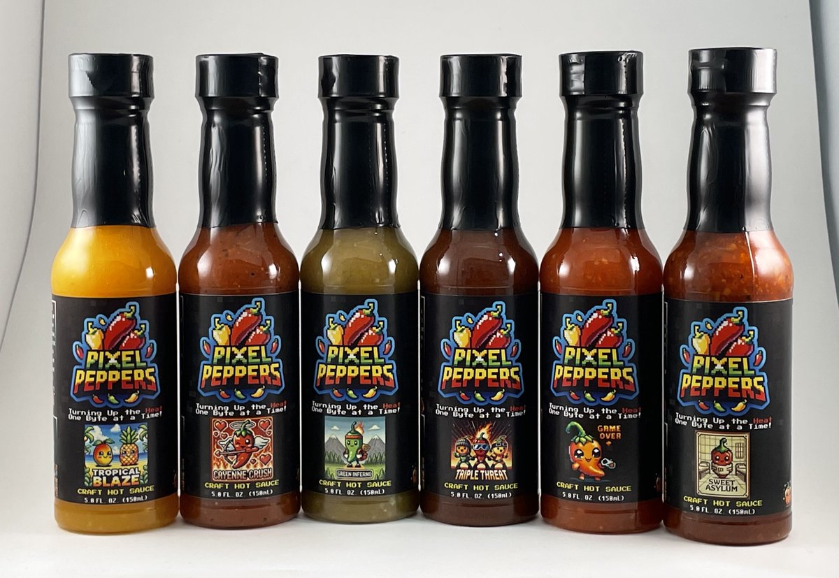 🔥 Introducing Our New Pixel Peppers Lineup! 🔥

The wait is over—our freshest, boldest hot sauces are here! Perfectly crafted for gamers and food lovers, every bottle is packed with flavor that turns up the heat. From tropical sweetness to fiery infernos, there's something for
