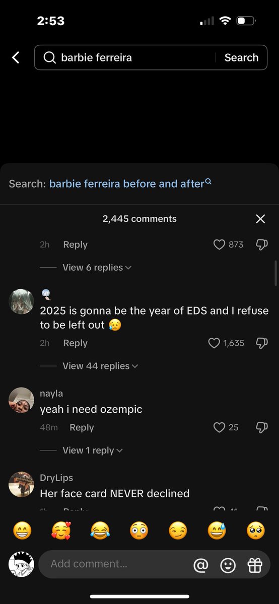 strawbrryfae's tweet photo. “2025 is gonna be the year of EDS and i refuse to be left out” ?????????????????? left out of what it’s not a diet bro 😭 MFS PMO SO BAD!! https://t.co/RYkAyi4qO3