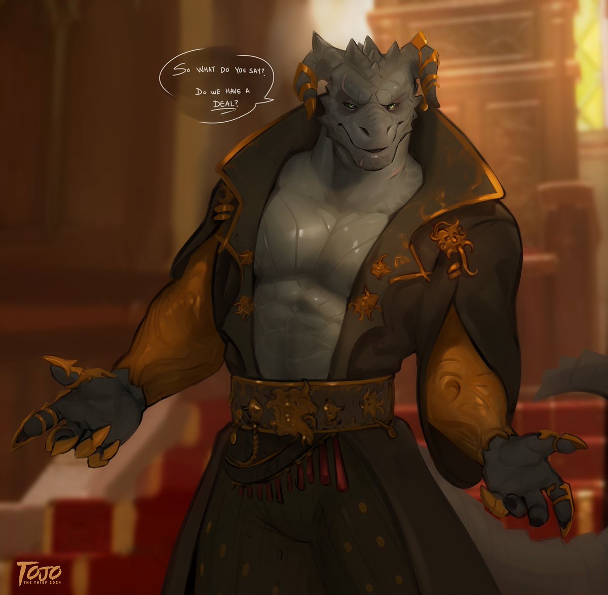 TojoTheThief's tweet photo. Honestly, Gortash should have been a dragonborn https://t.co/AdTdwNF4wu