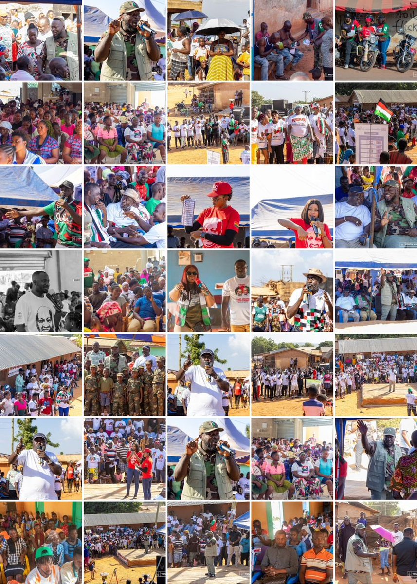 The field marshal continues to make significant strides together with his campaign team as he takes his #MahamaForPresident campaign tour to other constituencies including Abetifi, Mpreaso, Nkawkaw and Abirem. 
#ChangeIsComing #LookForTheUmbrella