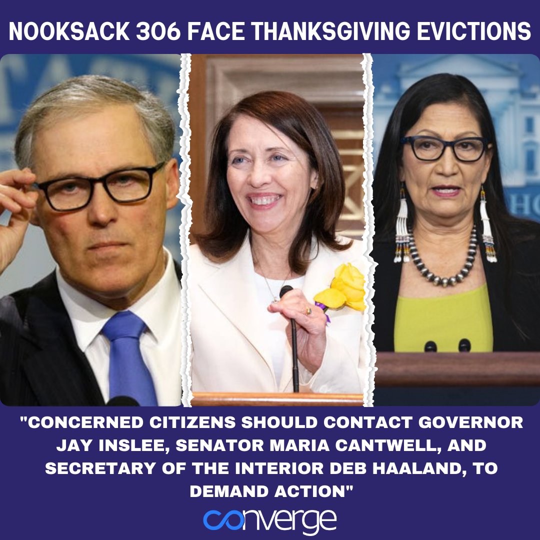 Our Elders are facing UN-condemned evictions and property takings on Thanksgiving Friday. @GovInslee <a href="/SenatorCantwell/">Sen. Maria Cantwell</a> and <a href="/SecDebHaaland/">Secretary Deb Haaland</a> "look away to protect their careers." They can still do something to prevent this injustice. PLEASE SHARE THIS POST. 

fox13seattle.com/video/1553350