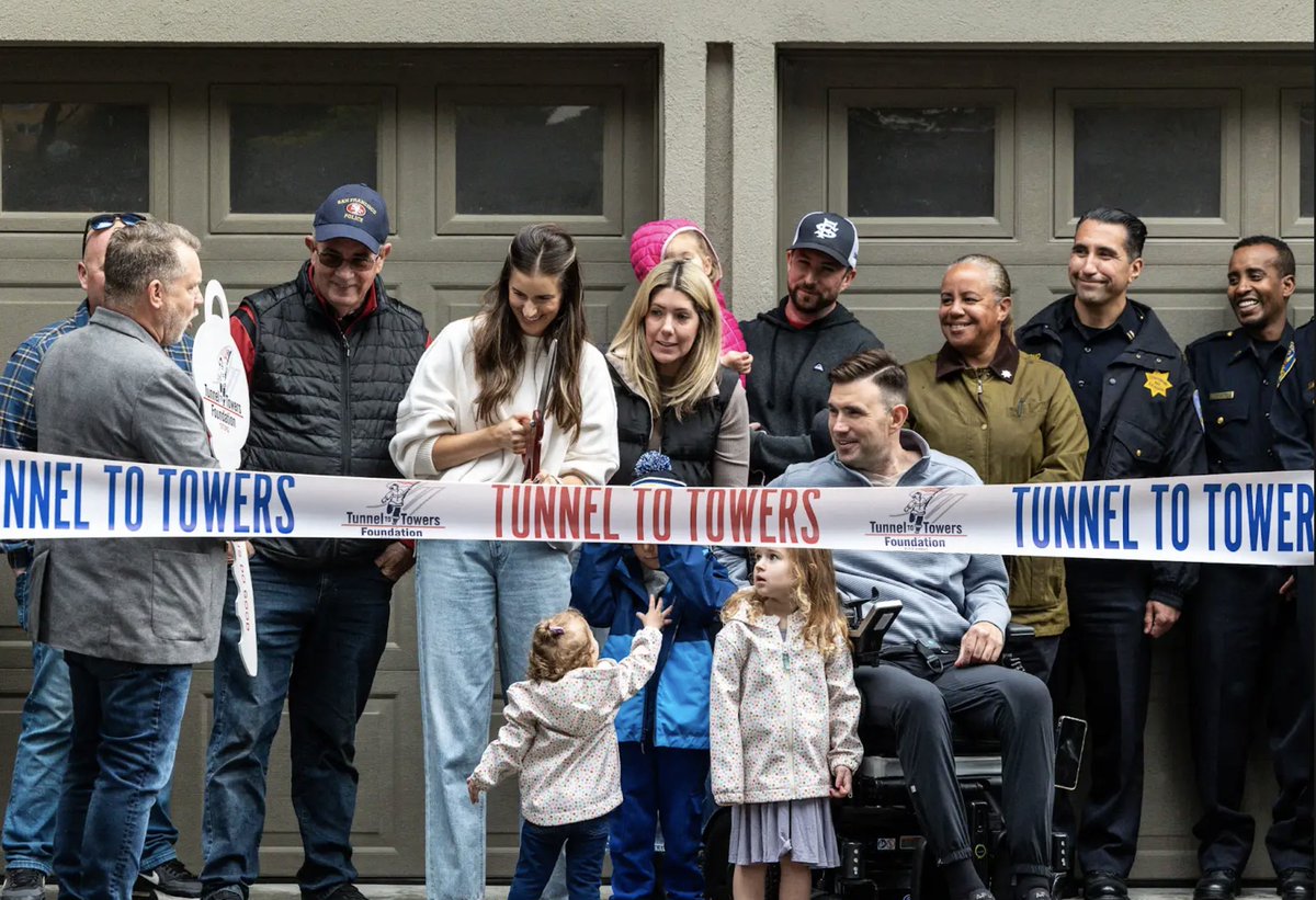 Tunnel2Towers's tweet photo. Our Season of Hope returns for its sixth consecutive year, delivering mortgage-free homes to 40 of America’s Heroes and their families. This year’s Season of Hope begins with three mortgage-free smart homes for the families of Army Specialist Andy Kingsley, San Francisco Police Sergeant Kevin Brugaletta, and USMC Corporal John Munoz-Ramirez. The Tunnel to Towers Foundation is able to keep our promise to these families thanks to our generous supporters across the country.