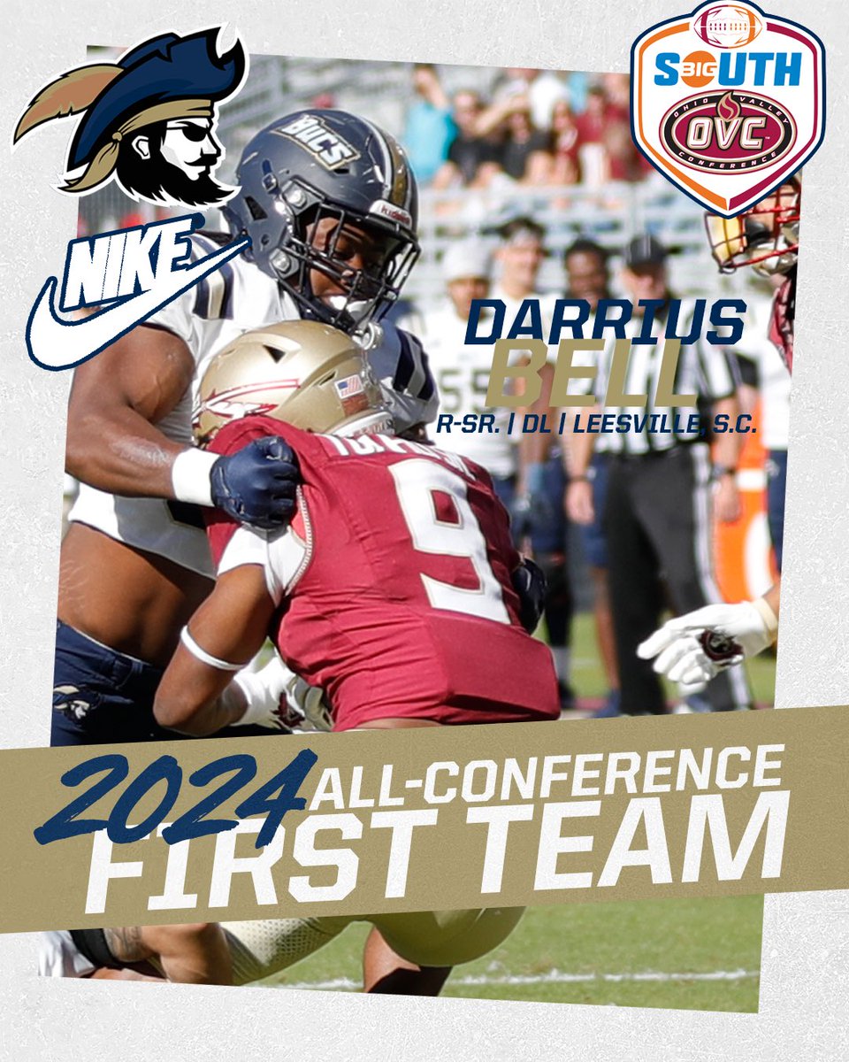 One of our leaders on the D-line ➡️ One of the best in the league ‼️

Congratulations <a href="/darrius_bell/">Darrius Bell</a>