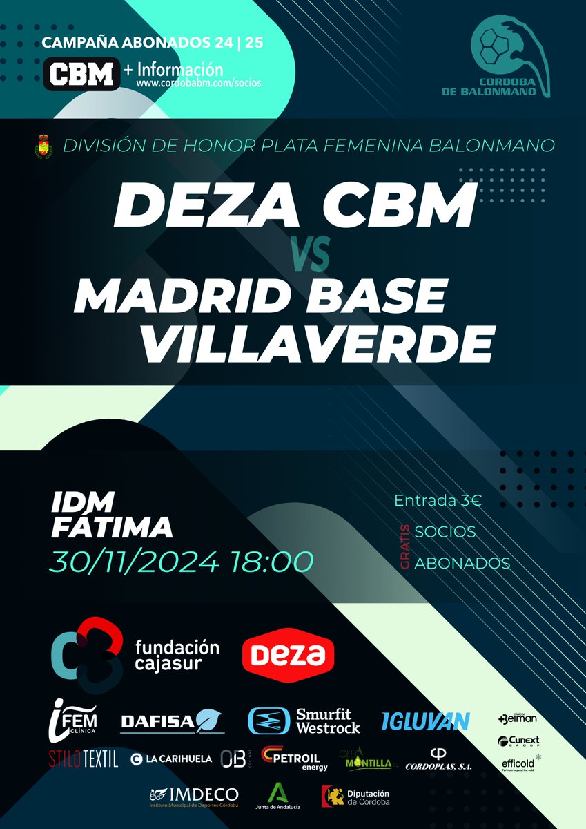 Club Córdoba de Balonmano CBM tweet media