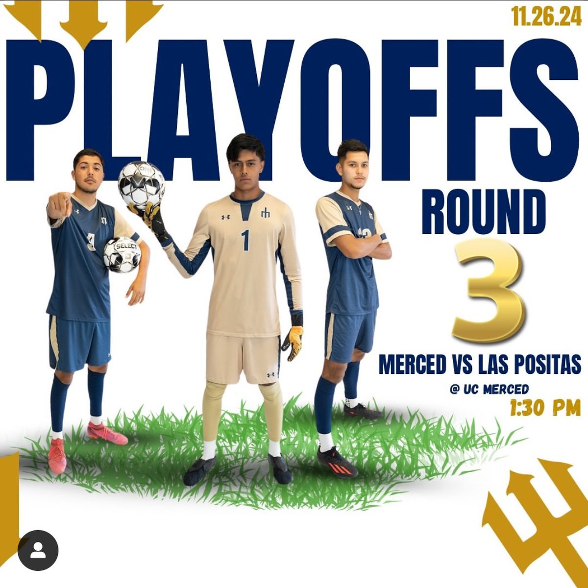𝐆𝐀𝐌𝐄 𝐃𝐀𝐘!
Northern California Regionals 
Round 3

🆚 Las Positas College
📍 Merced, CA (UC Merced) 
⏰ 1:30pm 
🎟 $12 adult / $8 children