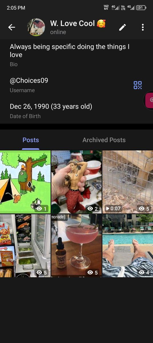My telegram you can message me with my username if you with.