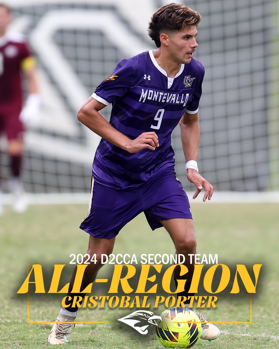 🚨 ALL REGION 🚨

Cristobal Porter earns a spot on the D2CCA All-South Region Second Team list! 

📰: tinyurl.com/y4ytzu4n

#TogetherWeRise