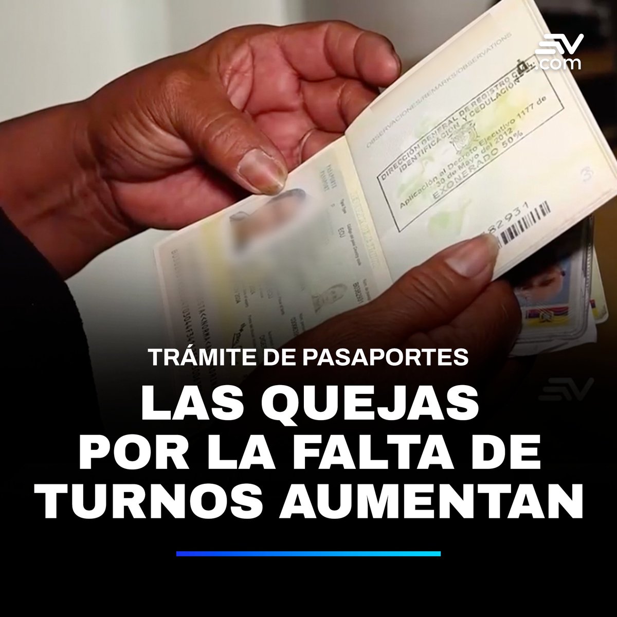 EcuavisaInforma's tweet photo. 💬 Según los usuarios, en algunos casos no han podido obtener el #pasaporte desde hace más de cinco meses. 🛂 Esto mientras en redes sociales persiste la oferta ilegal de turnos por USD 55. Lee más:  https://t.co/UA3vqtCYZO https://t.co/3YVXa7RMZz