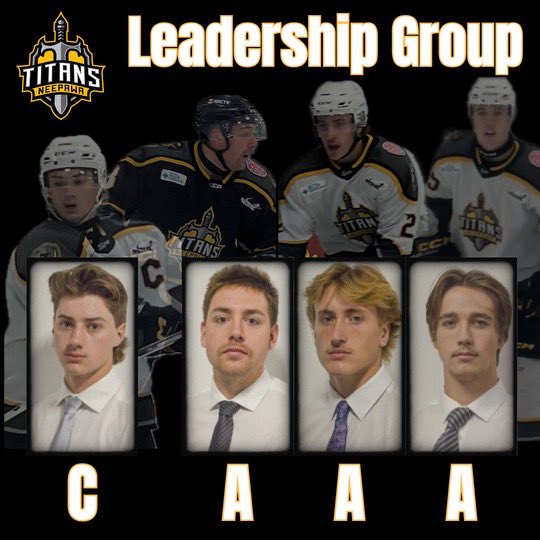 Titans have named the Alternate Captains for the 2024-2025 season. 

These three players will join Cooper Kasprick who was named Captain earlier in the year. 

Joining Kasprick as alternate captains are Garrett MacDonald, Caden Hegarty, and Dawson McCann. 

#BeTheBeast⚔️