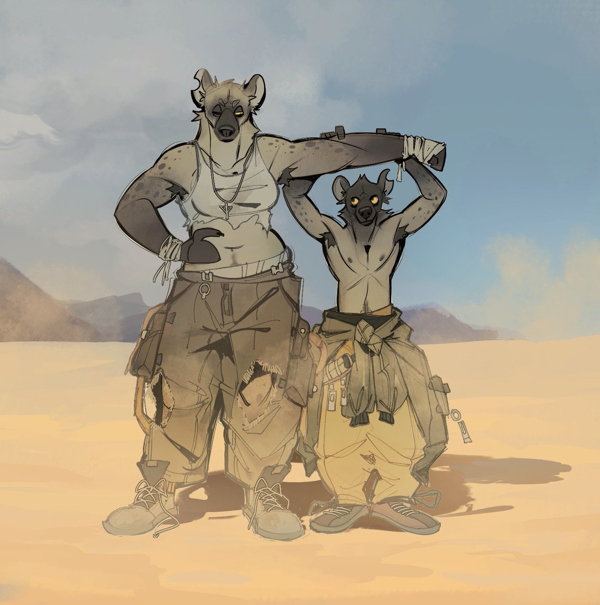 I wanted to draw the concept environment these guys live in