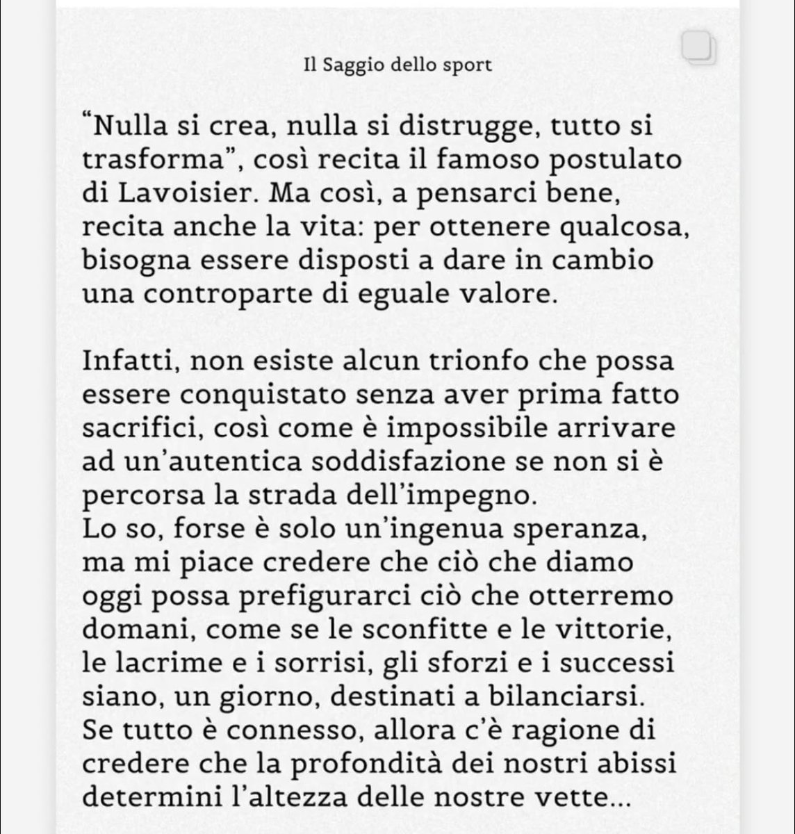 eemanuela0r2's tweet photo. Nella vita .. per ottenere qualcosa.. bisogna essere disposti a fare sacrifici…
la speranza rimane sempre che le sconfitte e le vittorie siano sempre destinate a bilanciarsi… https://t.co/EeaJYd9tys