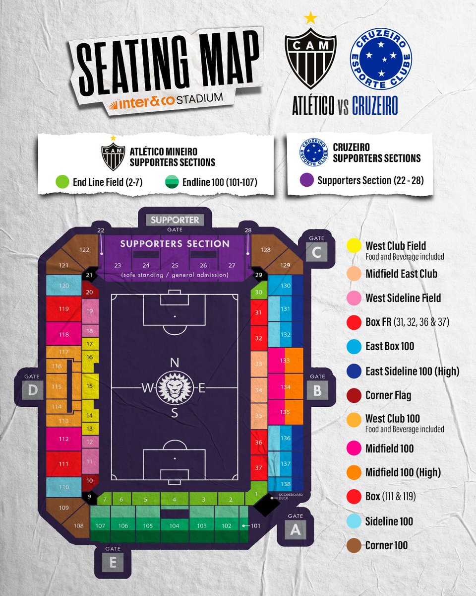 FC_series's tweet photo. The first Superclássico Mineiro in the U.S. is going to be amazing! 🔥
Choose your side! Here are the sections for @atletico 🆚 @cruzeiro ➡️

🎟️ Tickets on sale at https://t.co/gA9jKbW7bT! https://t.co/Uw38sB3s4f
