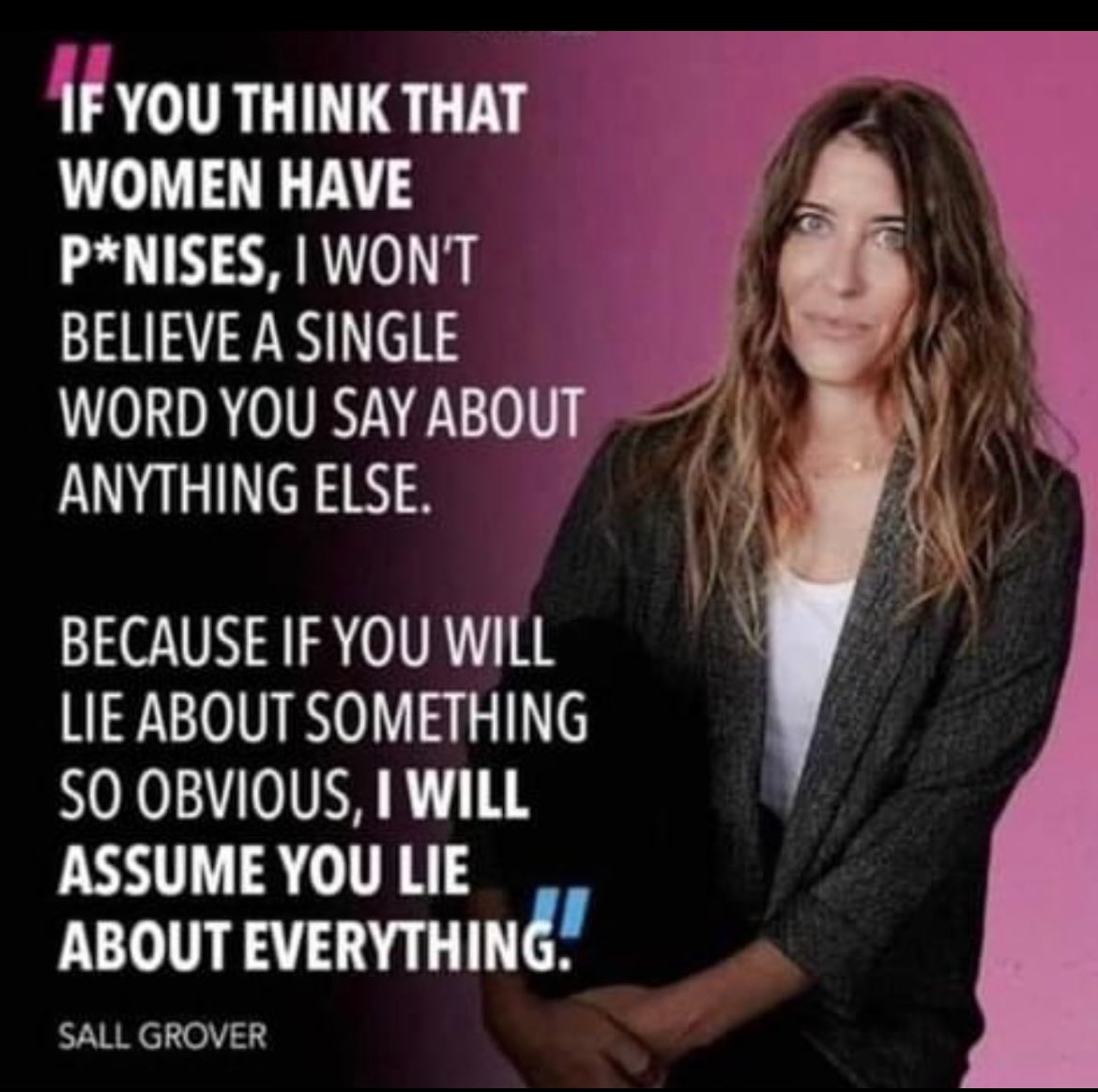 LeesaBaccellie4's tweet photo. @libsoftiktok I don't believe a word they say and I never will. Too ridiculous to even engage with the mentally ill https://t.co/hUBeXDmXjH