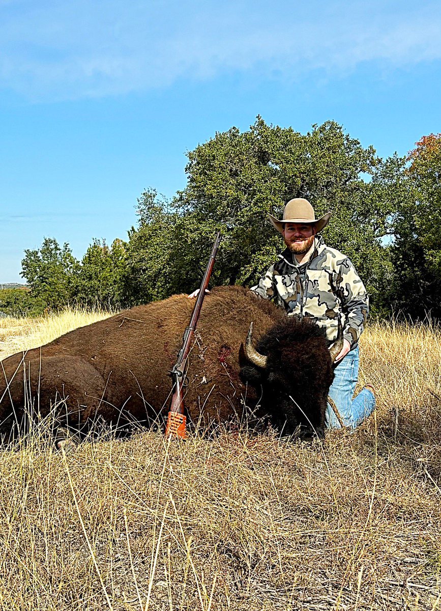 Bison down! Taken with an 1884 Springfield Trapdoor.