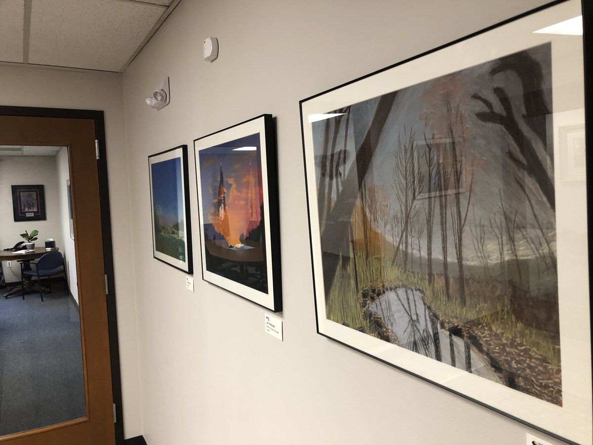 CCM_edu's tweet image. 🌅 See stunning pastels by CCM students in The Landscape in Pastel! 🎨 Thank you to Assemblywoman Aura K. Dunn for displaying artwork from our Drawing 2 class at her Morristown office through April. See the beauty of #MorrisCounty. @AswAuraDunn #SupportLocalArt #CCMArtExhibit