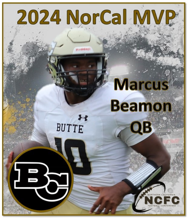 Butte College Football (@buttefootball) on Twitter photo Congrats <a href="/MarcusBeamon5/">Marcus Beamon</a> - The 2024 NorCal Conference MVP, 194 Passing Efficiency, 65% completion, 31 passing TDs, 6 rushing TDs.
Set the Single Season TD Record, set Single Half Passing TD record, & tied the Single Game Passing TD record in a game 2x! #BCPride Congrats <a href="/MarcusBeamon5/">Marcus Beamon</a> - The 2024 NorCal Conference MVP, 194 Passing Efficiency, 65% completion, 31 passing TDs, 6 rushing TDs.
Set the Single Season TD Record, set Single Half Passing TD record, & tied the Single Game Passing TD record in a game 2x! #BCPride
