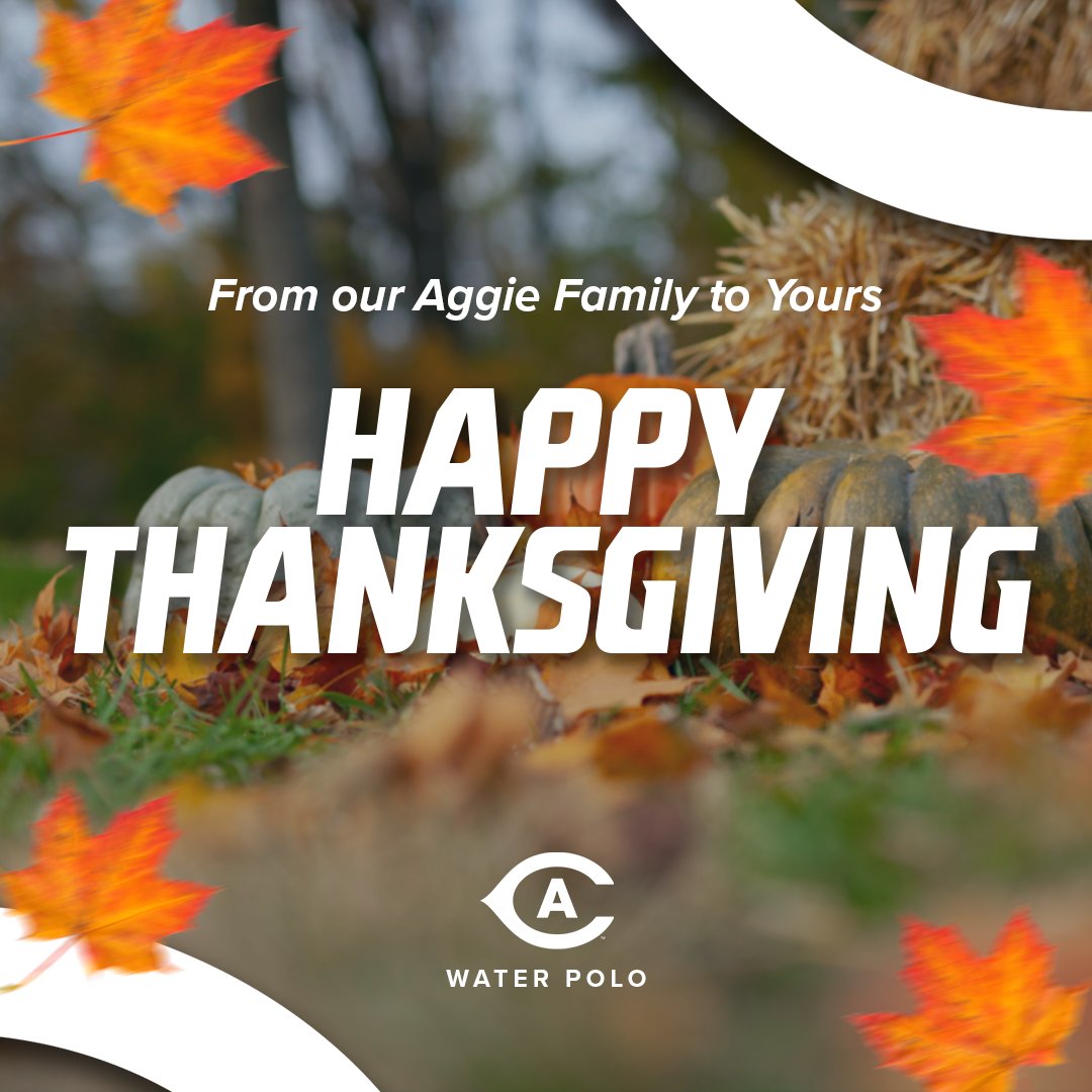 Have a safe and wonderful Thanksgiving Aggie Nation!

#GoAgs