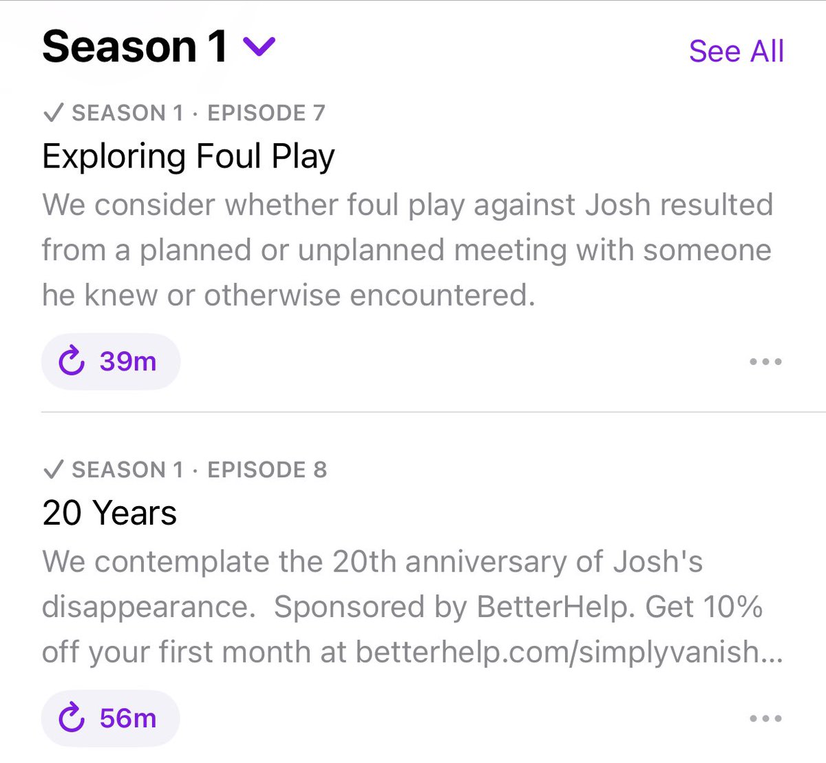 DylanJ10000's tweet image. highly recommend giving a listen to Joshua Newville’s podcast, “Simply Vanished”. the entire first season focuses on Josh’s disappearance. #WhereIsJosh?