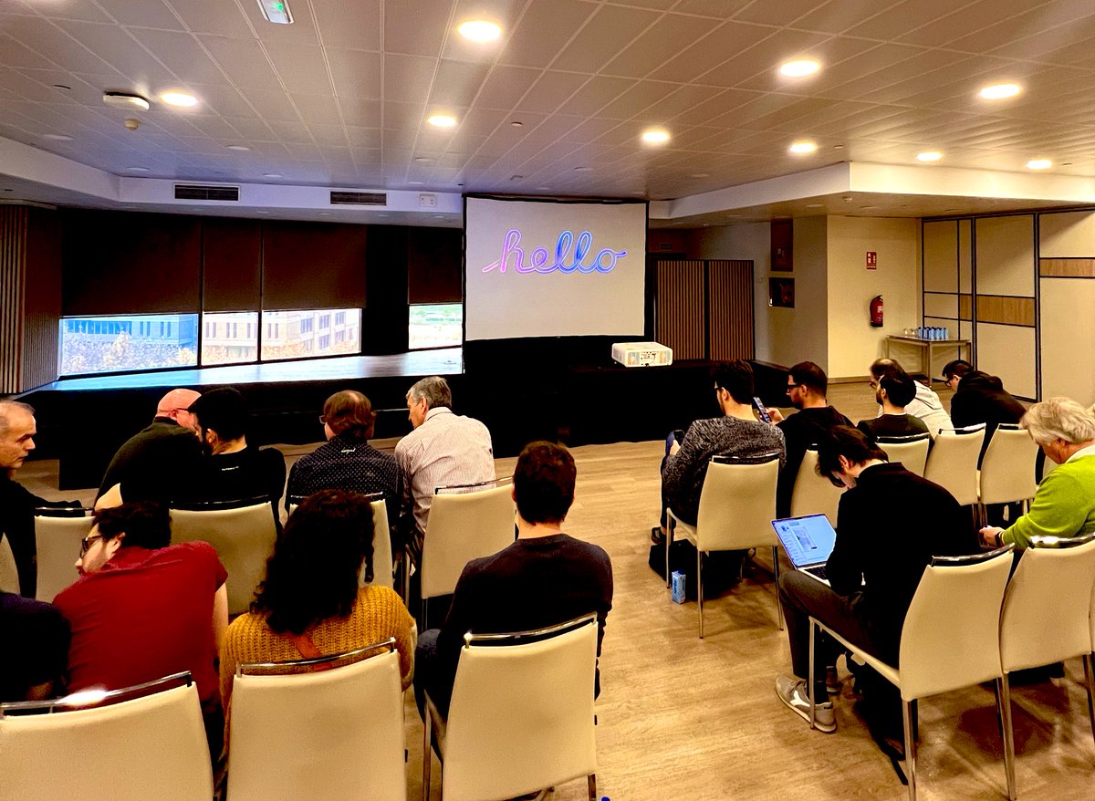 thrilled to see Apple hosting a rare in-person developer event in Madrid.

the Spanish iOS developer community is big but often scattered

events like these bring everyone out of their caves and spark valuable connections

here’s to Apple continuing to foster the European