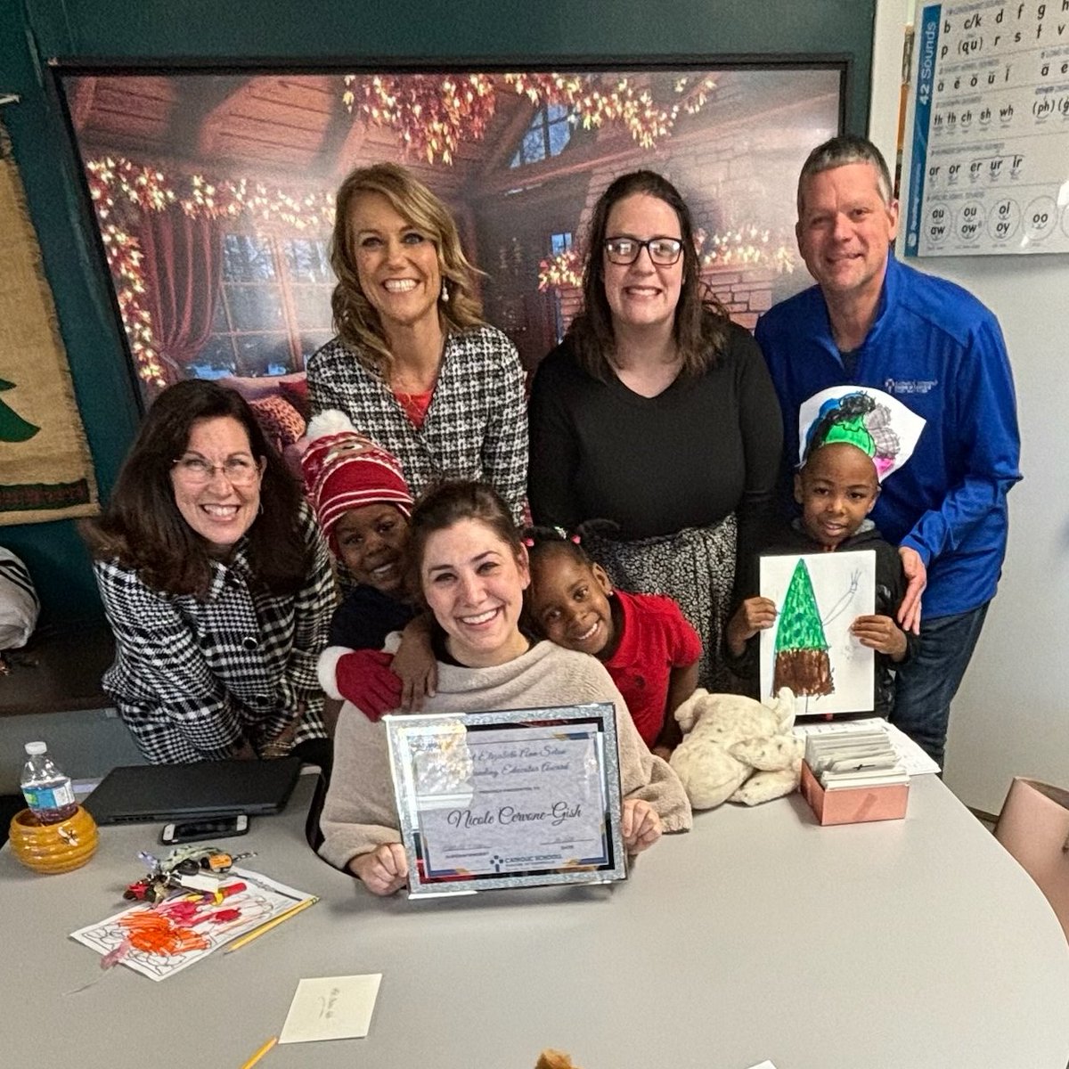 Congratulations to the November 2024 St. Elizabeth Ann Seton Outstanding Educator, Nicole Cervone-Gish from Annunciation at Holy Spirit!

While only in her first year at the Diocese, she has already impacted our schools so much! Thank you Mrs. Cervone-Gish for all you do!
