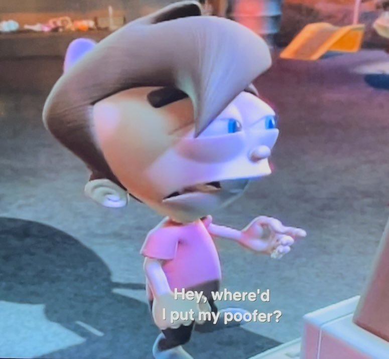 handuuuuh's tweet photo. did not expect the jimmy/timmy power hour episode of fairly odd parents to give me a new nickname for my penjamin https://t.co/MTrk4BOg5b