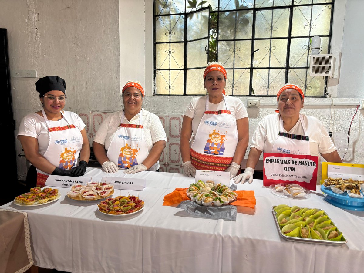 ACNURGuate's tweet photo. 📍Huehuetenango

¡Las mujeres refugiadas y solicitantes cuentan con Centros que imparten cursos y formaciones en emprendimientos, que las hacen #SalirAdelante en Guatemala! 

Y justo hoy, compartieron momentos de apoyo junto a la sra. Vicepresidenta @KarinHerreraVP 

#16Dias https://t.co/PaHcQ9euWK