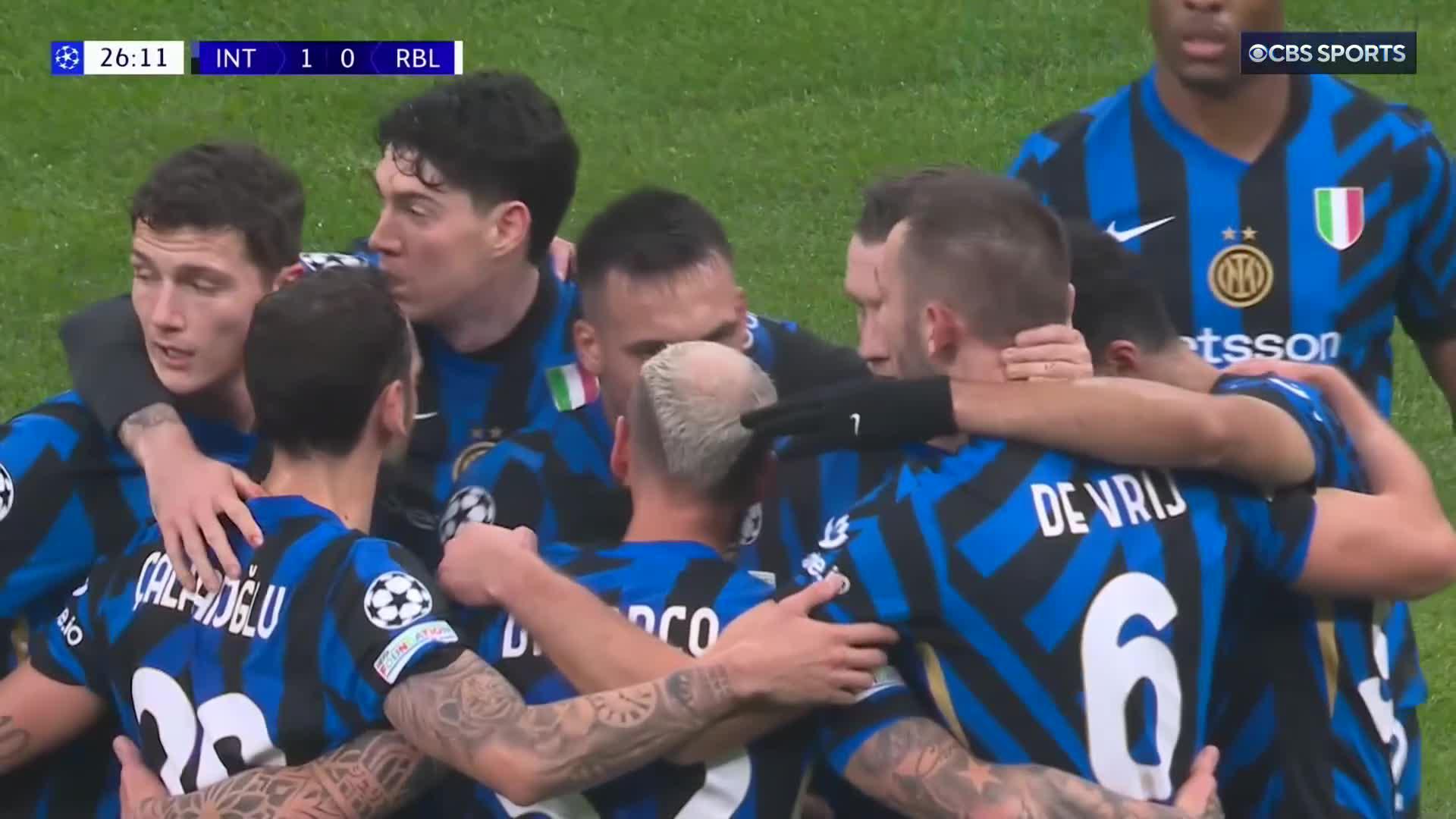 Federico Dimarco's service causes chaos to put Inter ahead 💫