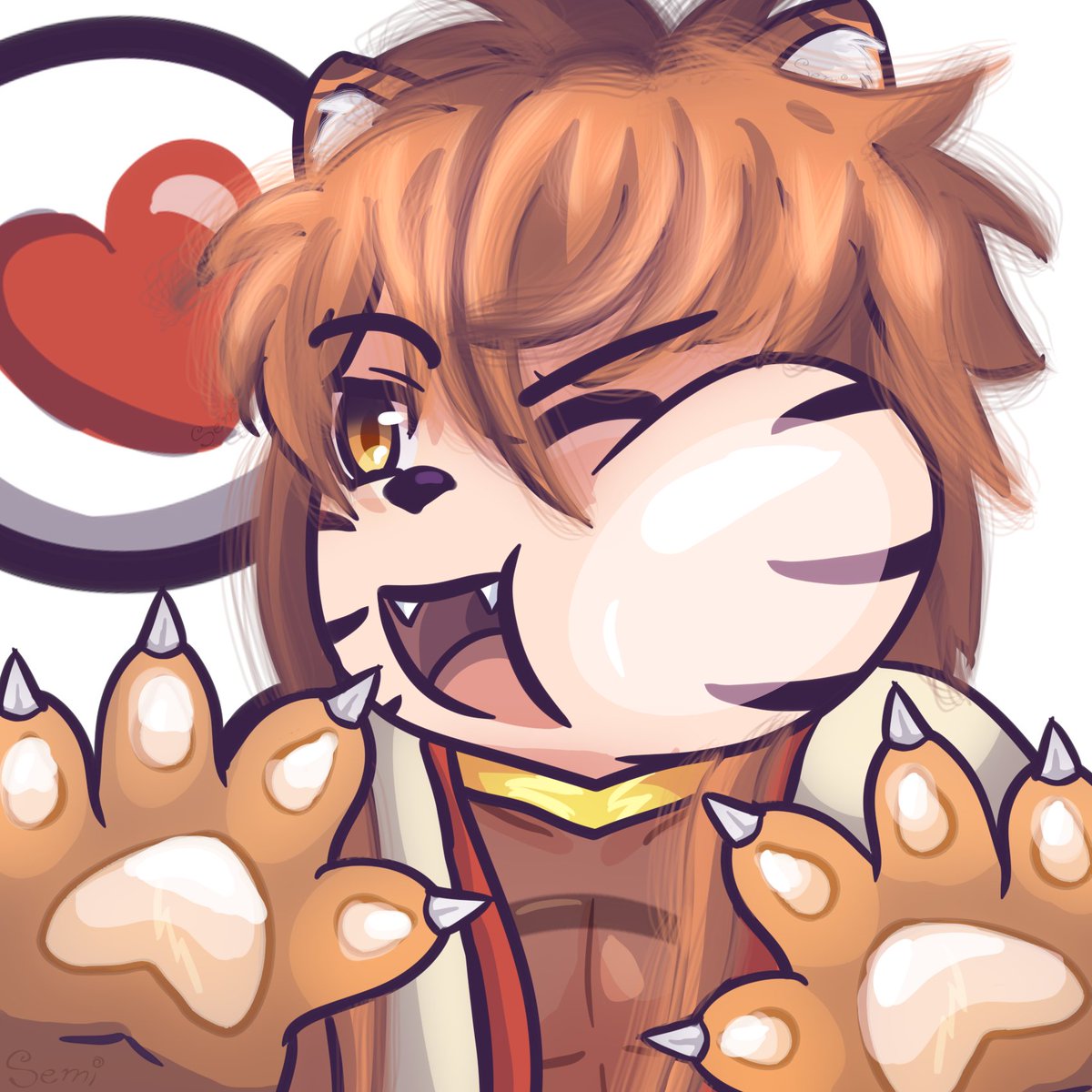 Semi2812d's tweet photo. Furro captado en camara!🐯🧡 @tstraussvt

#digitalart #illustration #cartoon #furryartist #furry https://t.co/Bl2eMNhCbY