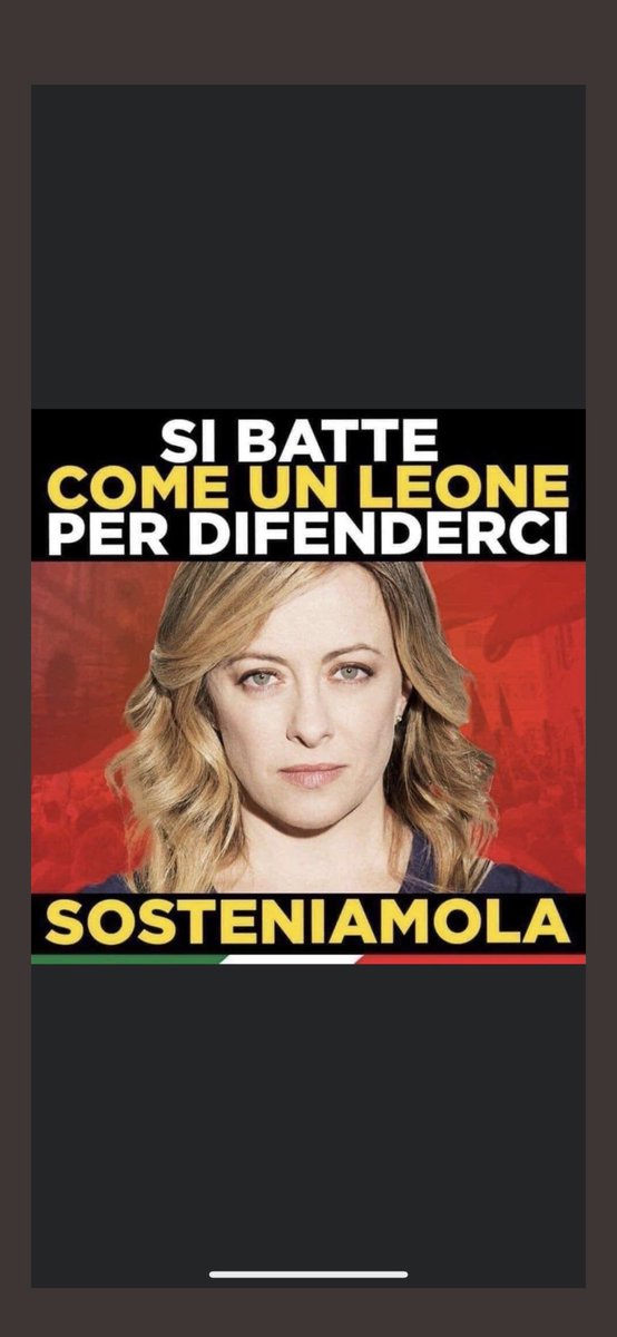 massimotor1984's tweet photo. @GiorgiaMeloni Ma sei un amore cara Giorgia 
Meravigliosamente bellissima ♥️♥️👏👏👏♥️♥️❤️❤️👍🏼😘😍💗💝💖💞🥰👇 https://t.co/66U1tzvbM3