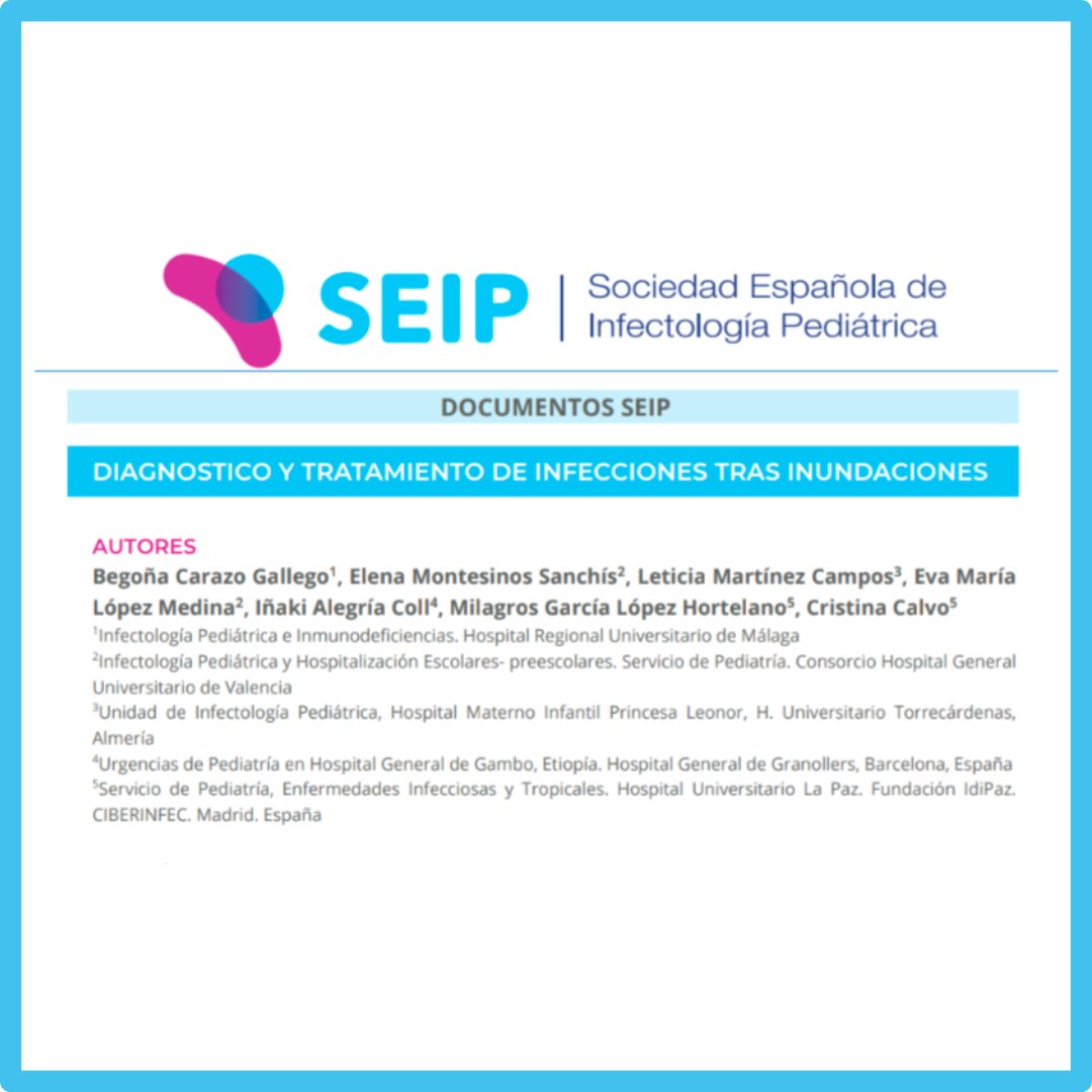 seipweb's tweet photo. 🆕 #DocumentoSEIP Documento de consenso sobre atención a patología infecciosa en catástrofes naturales. #DANA https://t.co/Csjtjoyx7j https://t.co/Q7Pq4e3m0r