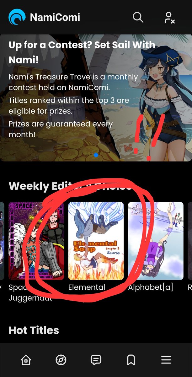 EnthuseConfuse's tweet photo. Thank you @NamiComi for the feature!! You guys are awesome!

Read Elemental Soup here:
https://t.co/QtXTNCpStw https://t.co/wrN3vNIIWu