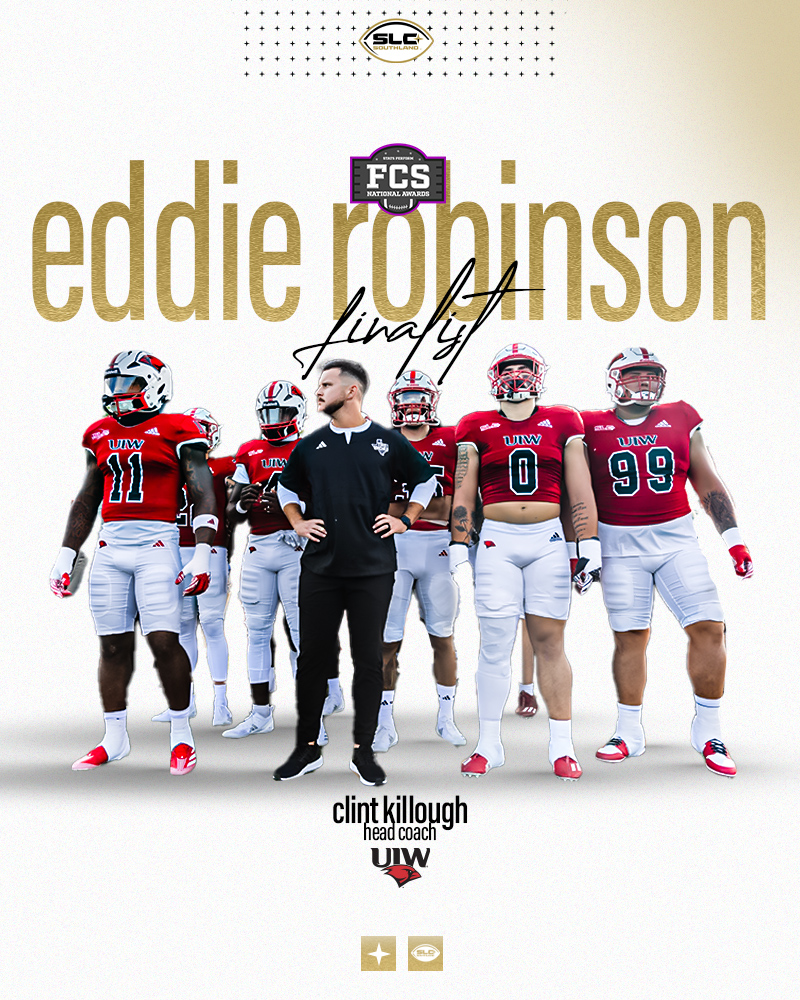 Your finalist for the Eddie Robinson National Coach of the Year Award:

Clint Killough, UIW

#GTL