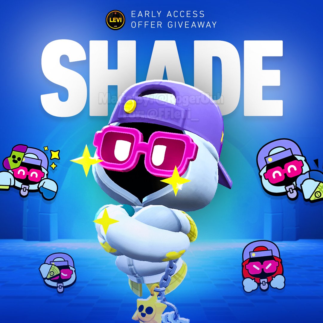 FFlevi_'s tweet image. 🎁 Shade Early Access Giveaway 🎁

Rules 

⭐️ Retweet 
⭐️ Follow @FFlevi_ 
⭐️ Follow @_NotLevi 
⭐️ Turn On Post Notifications 🔔

Good Luck 🍀 Winner Will Be Chosen In 5 Days ⏰️ via PayPal , If no paypal, I Will Be Giving You 2 Brawl Pass Plus

 #BrawlStars #shadeguveaway
