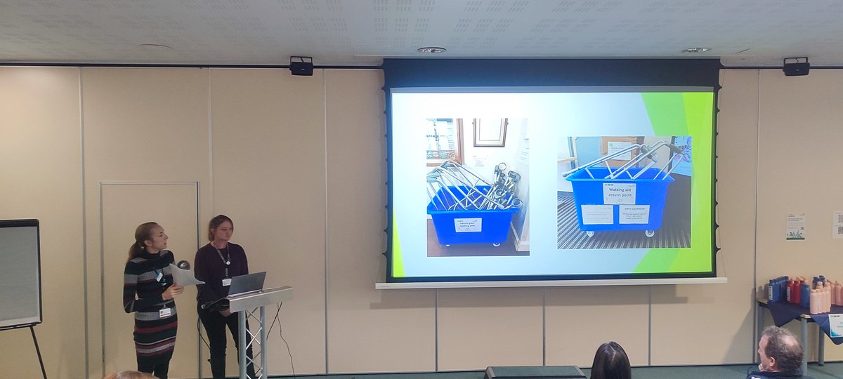 Super proud of Kathryn &amp; Mel, MSK Team Leads <a href="/HHFTnhs/">Hampshire Hospitals</a>, for presenting their #Recycling #WalkingAids #GreenTeam project today! Their work:
➡️driving #NHSNetZero
➡️improving patient safety+experience

AHPs <a href="/HHFTnhs/">Hampshire Hospitals</a>: Join our AHP #Sustainability Steering Group! 
📧 me for more 💚🌏