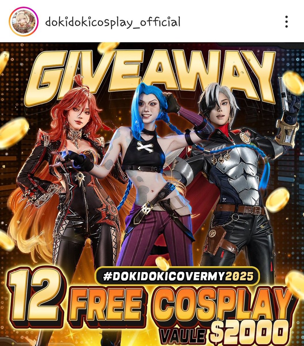 AskaCosplay's tweet photo. Dokidoki giveaway 
@dokidokicostume 
#dokidokicovermy2025 https://t.co/LXnQwPdFK1