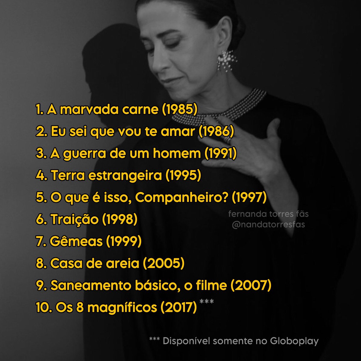nandatorresfas's tweet image. Além de “Ainda Estou Aqui” (2024), listamos 10 filmes para explorar mais de Fernanda Torres.

Assistam: drive.google.com/drive/folders/…