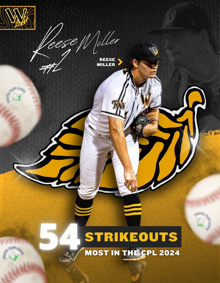 Pitcher of the Year in our Books 🤩

<a href="/Its_Reeese/">Reese Miller</a> was on a TEAR this summer, setting the <a href="/CPLBaseball/">Coastal Plain League</a> on FIRE 🔥 

#tobsroll