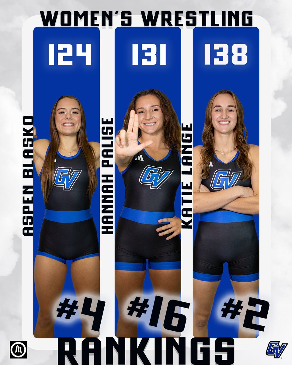 GVSUWWrestling's tweet image. “And we climb” -Coach Short ⚓️

The Lakers individual rankings came out earlier this afternoon by The Open Mat! 

#AnchorUp