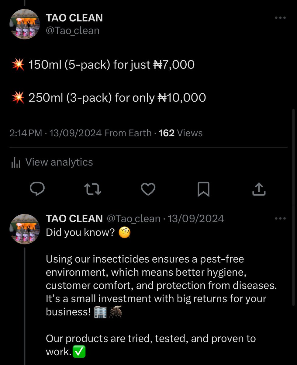 Tao_clean's tweet photo. Your kitchen deserves better than being a cockroach hangout. 🍳🪳
Let TAO Clean swoop in and evict those uninvited guests. Because clean kitchens = happy tummies. #CleanSpacesHappyFaces #PestControl https://t.co/lXsnkFP0WH
