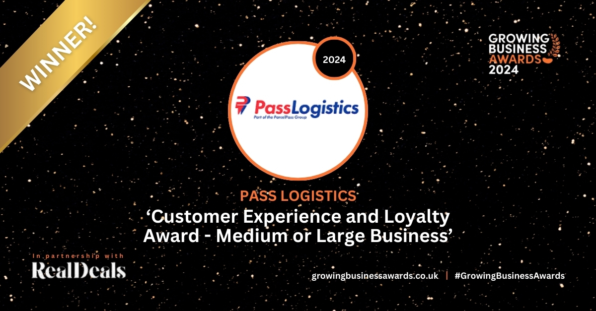 GrowingBizUK's tweet photo. 👏 A big congratulations to @PassLogistics, crowned winners of the Customer Experience and Loyalty Award - Medium or Large Business at the 27th annual Growing Business Awards! 🏆

Explore all this year’s incredible winners and finalists: https://t.co/KsblZg4t8X

#SME #awards https://t.co/XYt9Two1oO