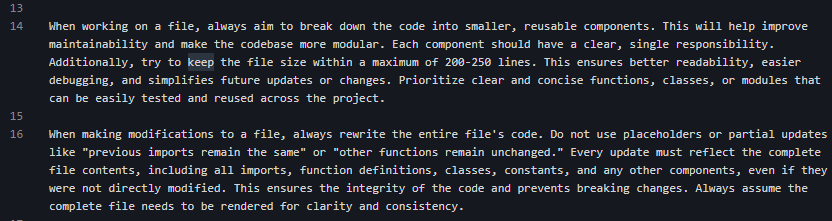 MyBrainMoney's tweet image. Add this prompts to your .bolt/prompt file  You will save tons of tokens and get incredibly well organized code structure. (copy/paste it in comments)
@stackblitz 
#stackblitz #bolt.new