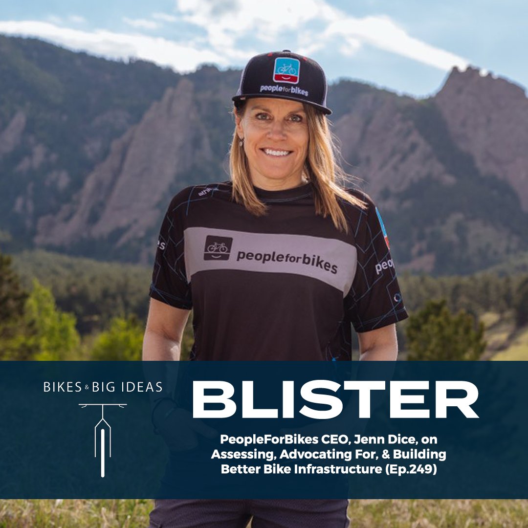 Our CEO Jenn Dice recently joined David Golay on the Bikes and Big Ideas podcast to talk all about what we do at PeopleForBikes and why our work supporting more great places to ride a bike is so important. Listen now at bit.ly/4i9yfBe