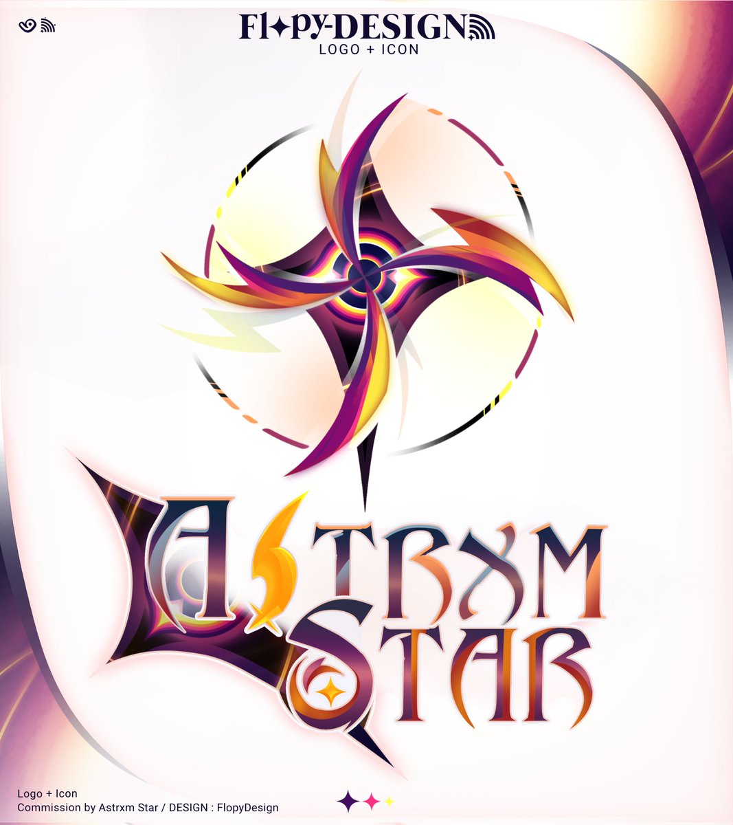 FlopyDesign's tweet photo. Logo + Icon Design β¦ for @Astrxm_Star
Thanks for choosing me πβ¨οΈ
#ArtsGrimm #FlopyComms #VTuberAssets #VtuberEN #VGenComm #vtuberlogo #iconography #icon https://t.co/iRvAK5Zsul