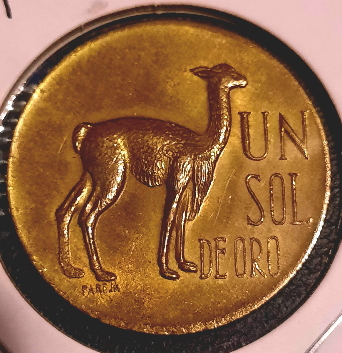 🇵🇪 1969 Peru 1 Sol 🇵🇪 (obverse)
#Peru #numismatics 🦙