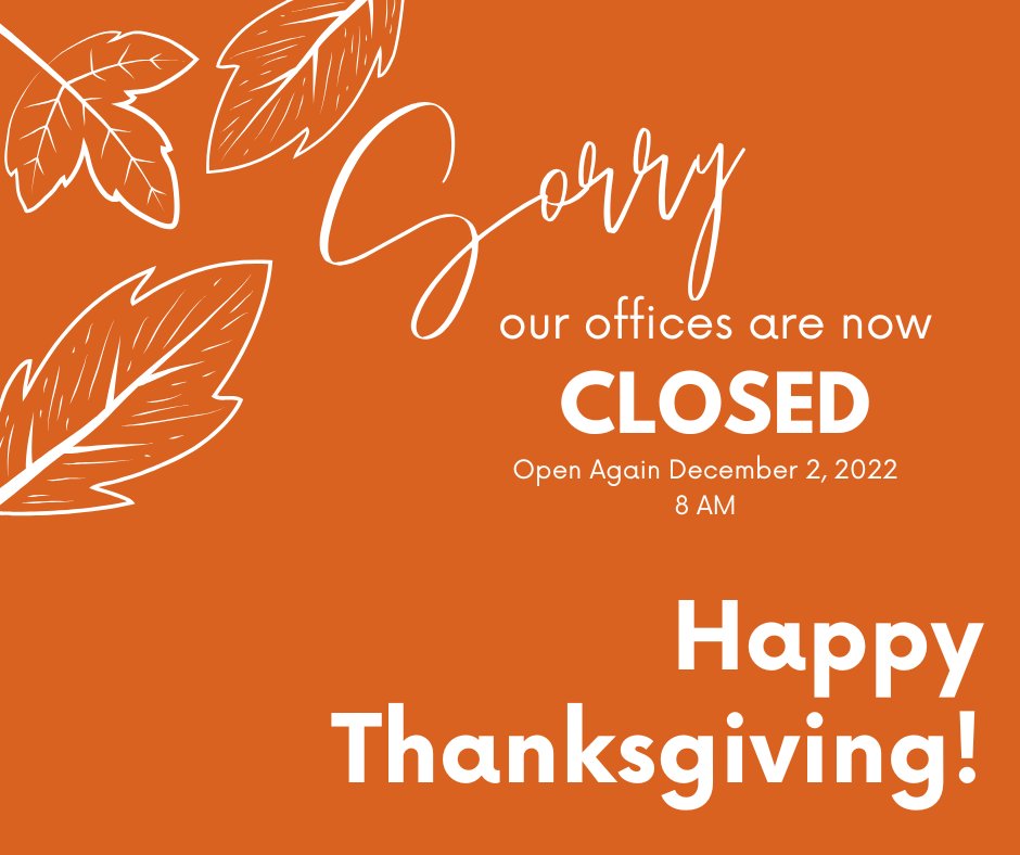 Holiday Office Hours Update:

GPAEA offices will be closed November 27, 28, and 29 for the Thanksgiving holiday. We will reopen on Monday, December 2 at our regular hours.

Wishing everyone a safe and joyful holiday weekend! 🦃🍂

#HolidayHours #ThanksgivingBreak #GPAEA