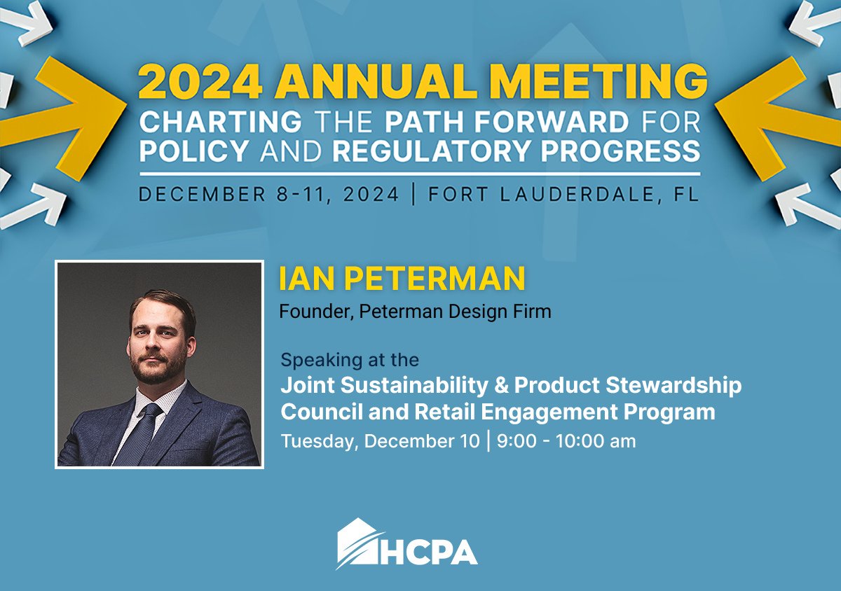 Join me at <a href="/TheHCPA/">HCPA</a> Annual Meeting on December 10! I’m presenting on challenges and opportunities with meeting sustainable packaging asks from retailers and consumers.  

Click here to learn more or register: thehcpa.org/open-events/. #HCPAAM24